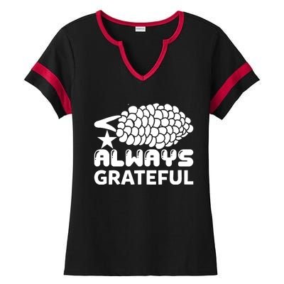 Always Grateful Ladies Halftime Notch Neck Tee