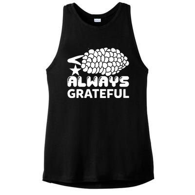 Always Grateful Ladies PosiCharge Tri-Blend Wicking Tank