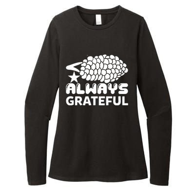 Always Grateful Womens CVC Long Sleeve Shirt