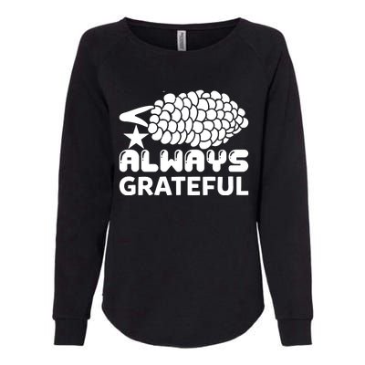 Always Grateful Womens California Wash Sweatshirt