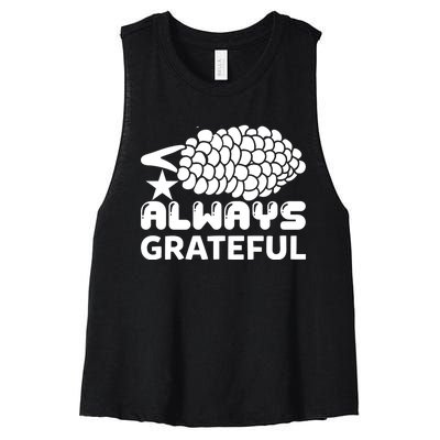 Always Grateful Women's Racerback Cropped Tank