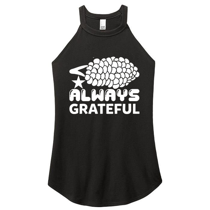 Always Grateful Women's Perfect Tri Rocker Tank