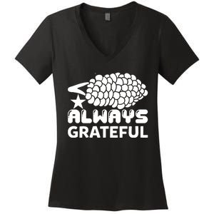 Always Grateful Women's V-Neck T-Shirt