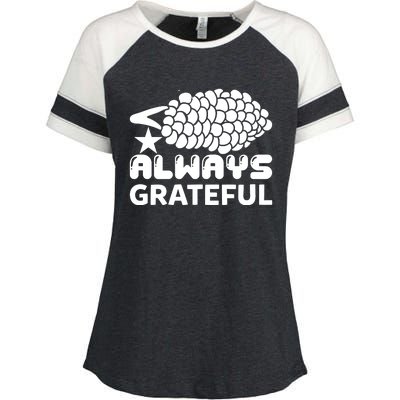 Always Grateful Enza Ladies Jersey Colorblock Tee