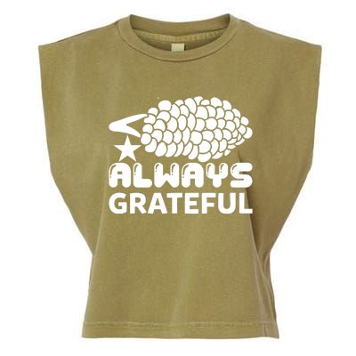 Always Grateful Garment-Dyed Women's Muscle Tee