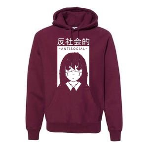 Antisocial Girl Premium Hoodie