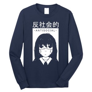 Antisocial Girl Long Sleeve Shirt