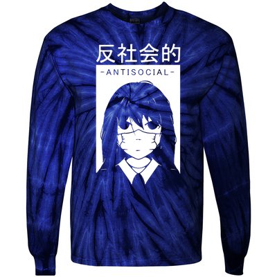 Antisocial Girl Tie-Dye Long Sleeve Shirt