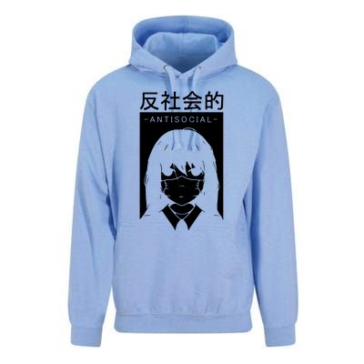 Antisocial Girl Unisex Surf Hoodie