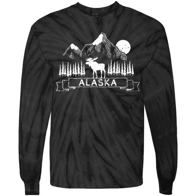 Alaska Gear Alaska Souvenir Gift Tie-Dye Long Sleeve Shirt