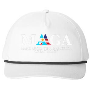 America Great Again Trump Milei 2024 Snapback Five-Panel Rope Hat