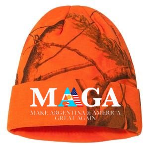 America Great Again Trump Milei 2024 Kati Licensed 12" Camo Beanie