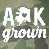 Alaska Grown Ak Home State Heart Script Legacy Tie Dye Trucker Hat