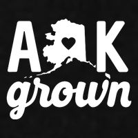 Alaska Grown Ak Home State Heart Script Ladies PosiCharge Tri-Blend Wicking Tank