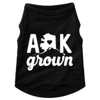 Alaska Grown Ak Home State Heart Script Doggie Tank