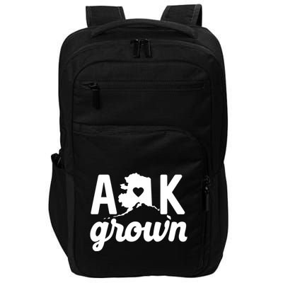 Alaska Grown Ak Home State Heart Script Impact Tech Backpack
