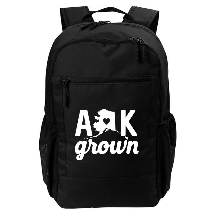 Alaska Grown Ak Home State Heart Script Backpack
