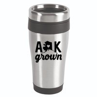 Alaska Grown Ak Home State Heart Script 16oz Travel Tumbler