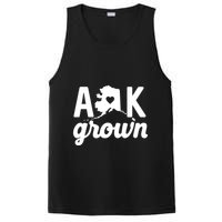 Alaska Grown Ak Home State Heart Script PosiCharge Competitor Tank