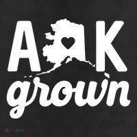 Alaska Grown Ak Home State Heart Script Trucker Hat