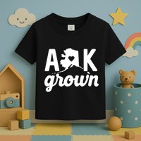 Alaska Grown Ak Home State Heart Script Toddler T-Shirt