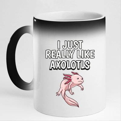 Axolotl Gift Axolotl Stuff Anatomy Of An Axolotl 26 11oz Black Color Changing Mug