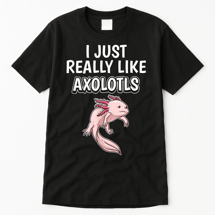 Axolotl Gift Axolotl Stuff Anatomy Of An Axolotl 26 Tall T-Shirt