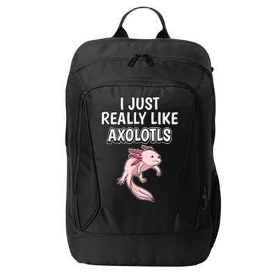 Axolotl Gift Axolotl Stuff Anatomy Of An Axolotl 26 City Backpack