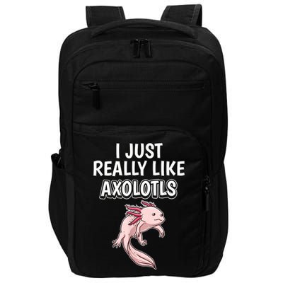 Axolotl Gift Axolotl Stuff Anatomy Of An Axolotl 26 Impact Tech Backpack