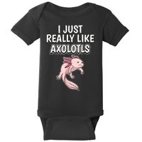 Axolotl Gift Axolotl Stuff Anatomy Of An Axolotl 26 Baby Bodysuit