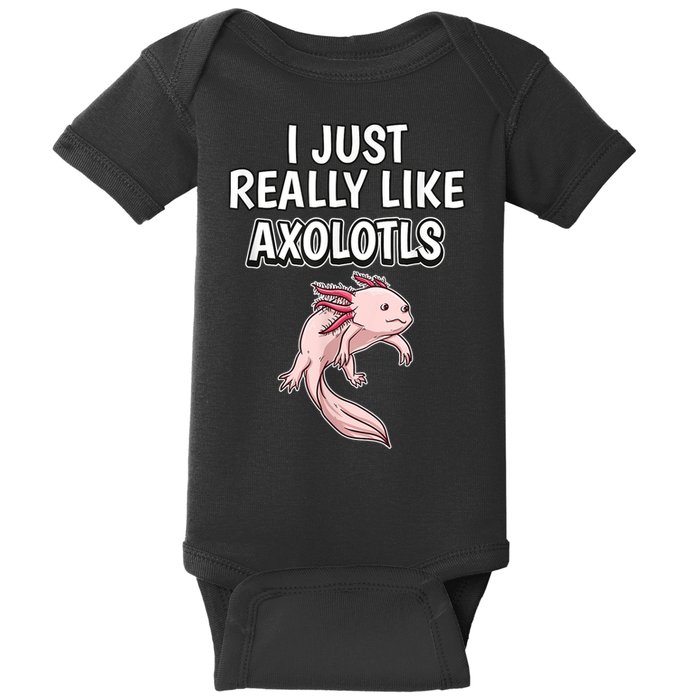 Axolotl Gift Axolotl Stuff Anatomy Of An Axolotl 26 Baby Bodysuit