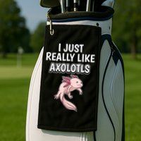 Axolotl Gift Axolotl Stuff Anatomy Of An Axolotl 26 Golf Towel