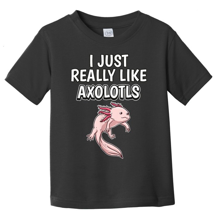Axolotl Gift Axolotl Stuff Anatomy Of An Axolotl 26 Toddler T-Shirt