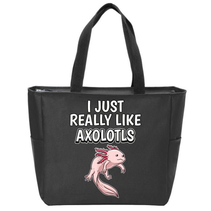 Axolotl Gift Axolotl Stuff Anatomy Of An Axolotl 26 Zip Tote Bag