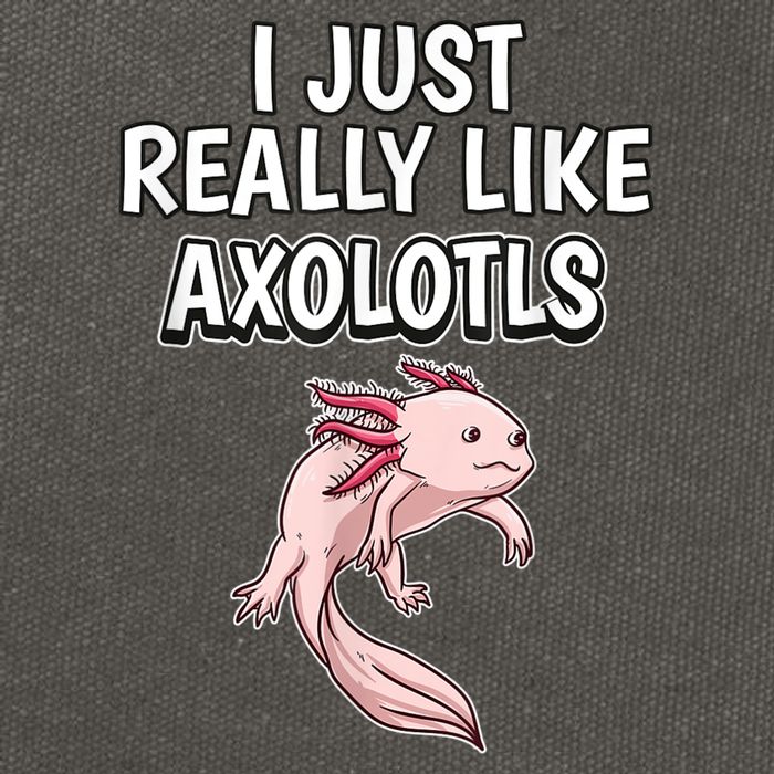 Axolotl Gift Axolotl Stuff Anatomy Of An Axolotl 26 Cotton Canvas Backpack