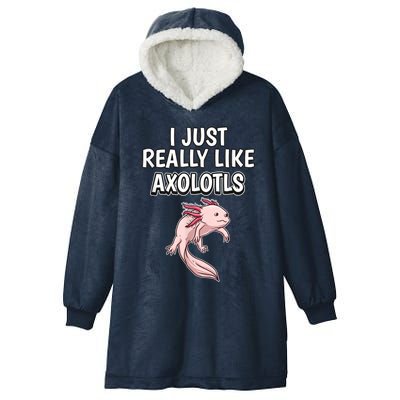 Axolotl Gift Axolotl Stuff Anatomy Of An Axolotl 26 Hooded Wearable Blanket