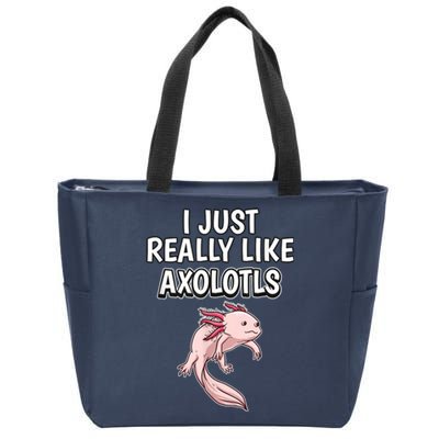 Axolotl Gift Axolotl Stuff Anatomy Of An Axolotl 26 Zip Tote Bag