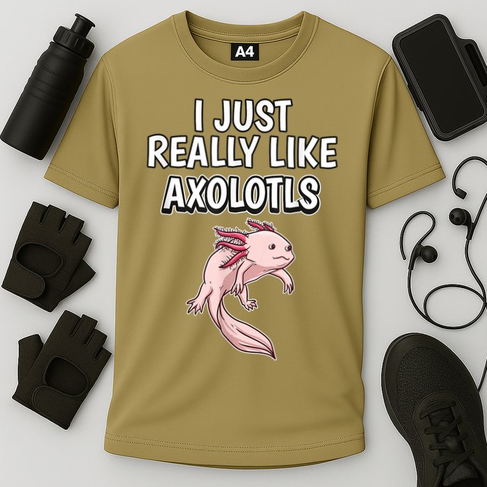 Axolotl Gift Axolotl Stuff Anatomy Of An Axolotl 26 Performance Shirt