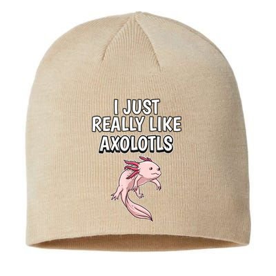 Axolotl Gift Axolotl Stuff Anatomy Of An Axolotl 26 Sustainable Beanie