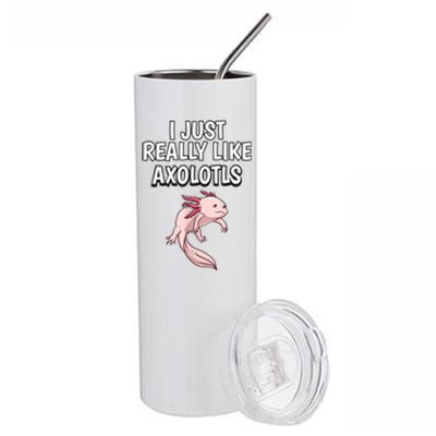 Axolotl Gift Axolotl Stuff Anatomy Of An Axolotl 26 Stainless Steel Tumbler