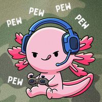 Axolotl Gaming Anime Video Game Pew Gamer Legacy Tie Dye Trucker Hat