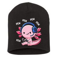 Axolotl Gaming Anime Video Game Pew Gamer Short Acrylic Beanie