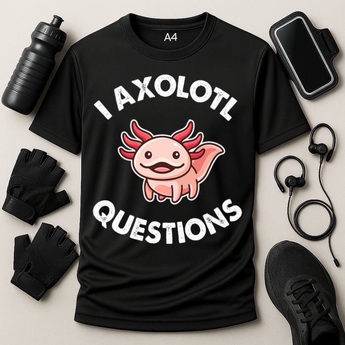 Axolotl Gift Cooling Performance Crew T-Shirt
