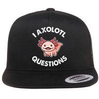 Axolotl Gift Flat Bill Trucker Hat