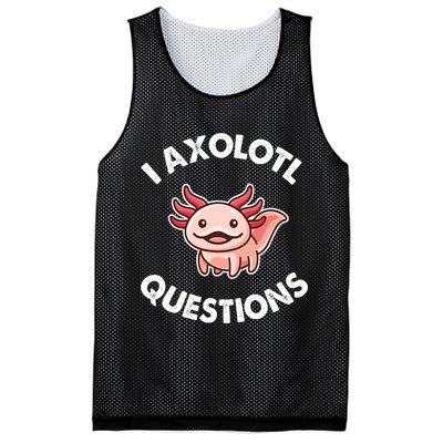 Axolotl Gift Mesh Reversible Basketball Jersey Tank