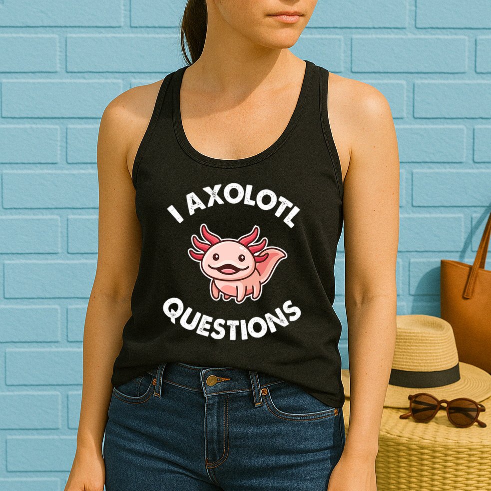 Axolotl Gift Womens Tank Top