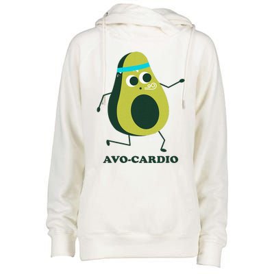 Avocado Gym Avocardio Womens Funnel Neck Pullover Hood