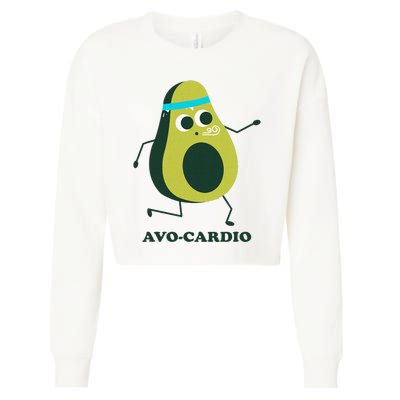 Avocado Gym Avocardio Cropped Pullover Crew