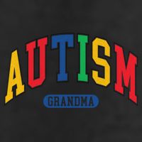Autism Grandma Autism Awareness Family Matching 7 Panel Mesh Trucker Snapback Hat