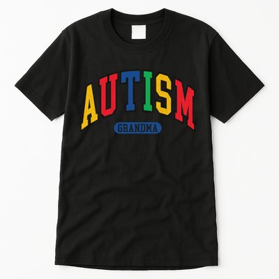 Autism Grandma Autism Awareness Family Matching Tall T-Shirt